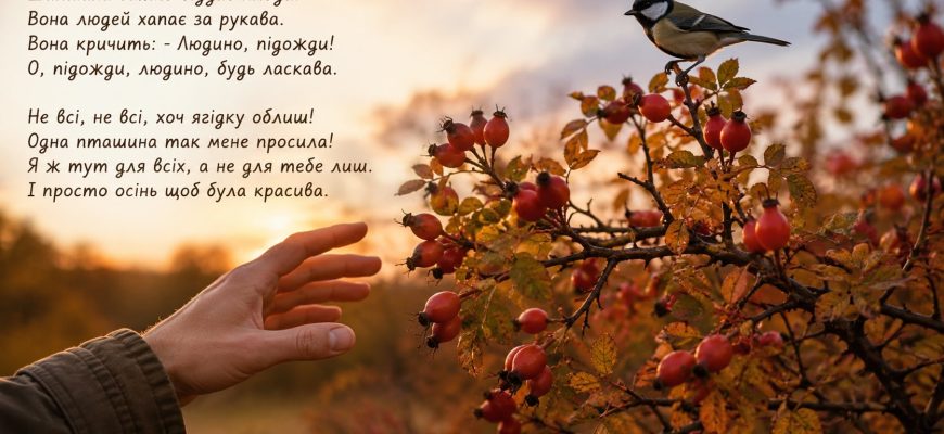 шипшина важко віддає плоди текст