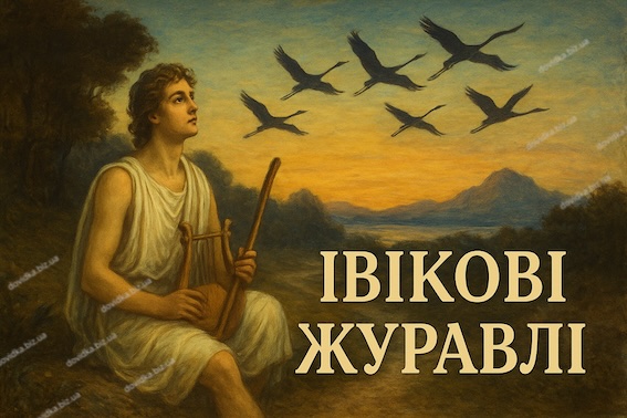 івікові журавлі скорочено