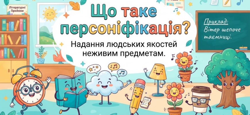 Що таке персоніфікація? Приклади