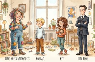 конрад або дитина з пляшки характеристика героїв