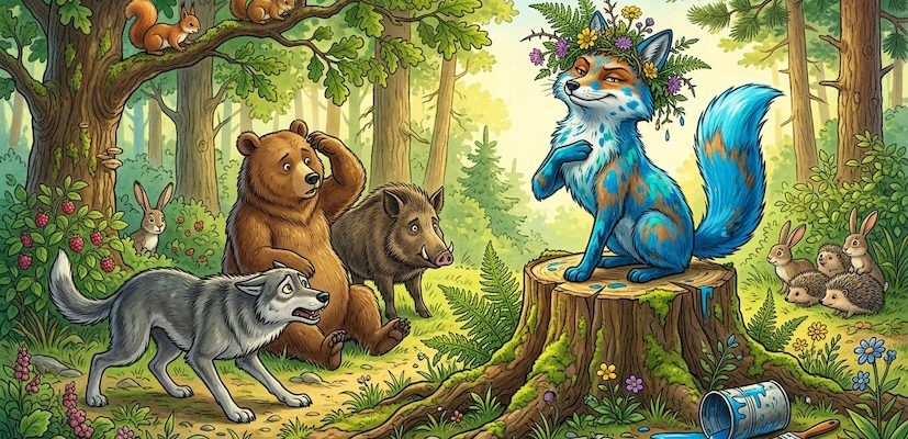 Фарбований лис скачати