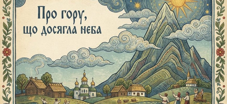 Про гору що верхом сягала неба казка