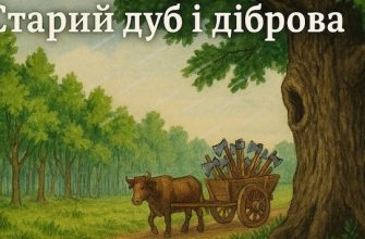 старий дуб і діброва скорочено