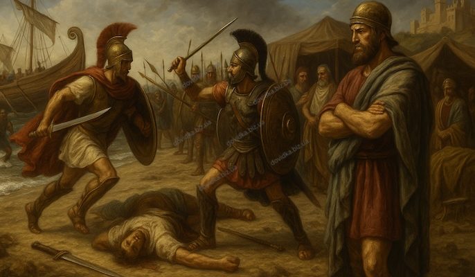 Перші дев'ять років облоги Трої скорочено