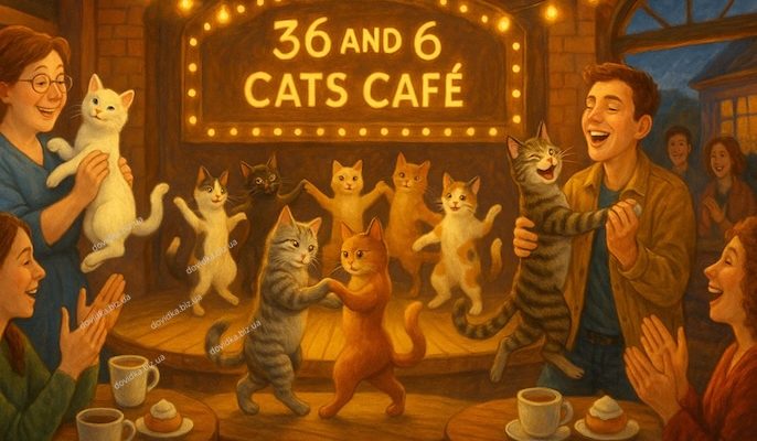 36 і 6 котів скорочено читати