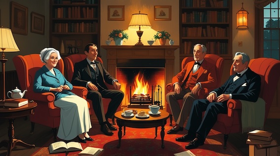 Вівторковий вечірній клуб план твору