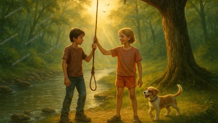 Міст у Терабітію скорочено читати