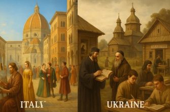 порівняння літературного життя в італії та україні