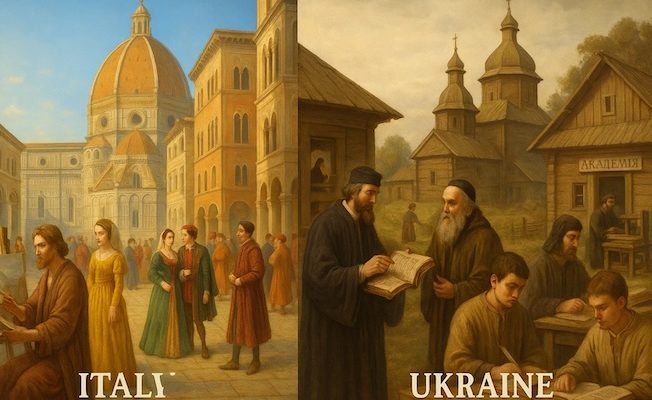 порівняння літературного життя в італії та україні
