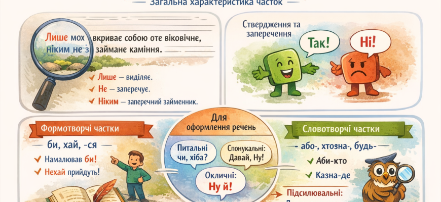 10 речень з частками