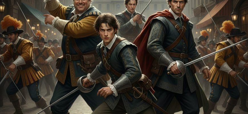 три мушкетери характеристика героїв