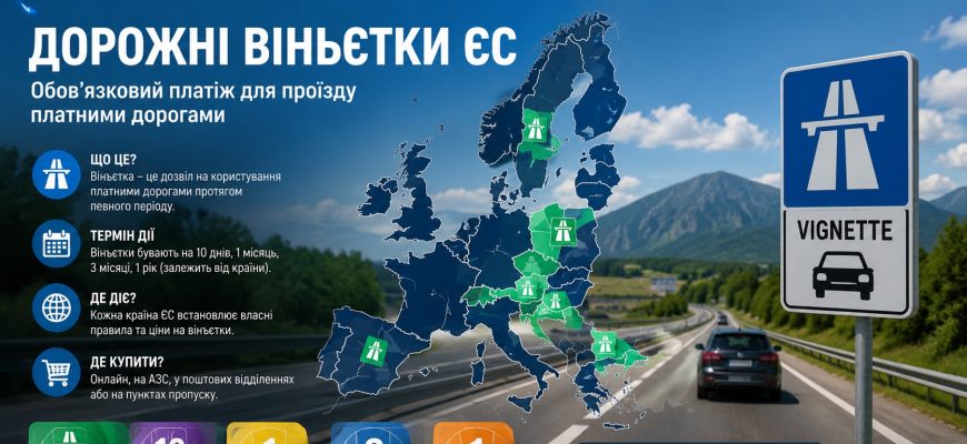 дорожні віньєтки ЄС