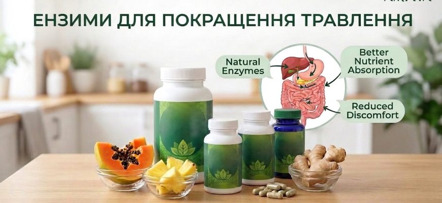 Ферменти для покращення травлення