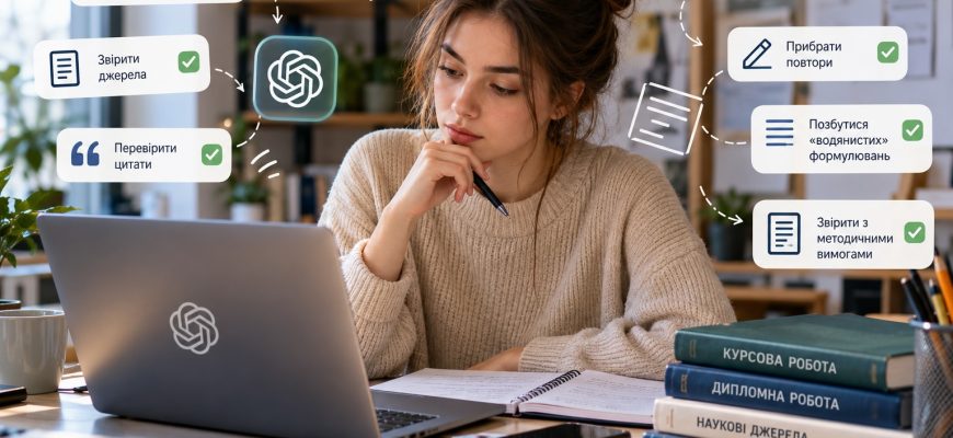 Як перевірити текст після ChatGPT перед здачею викладачу